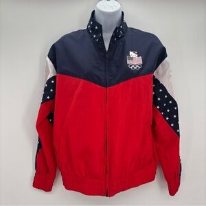 Hello Kitty Girls Team USA Track Windbreaker Jacket Size XL